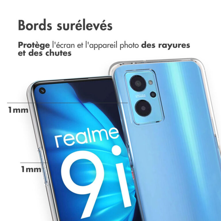 Accezz Clear Backcover Realme 9i - Transparant - Afbeelding 6