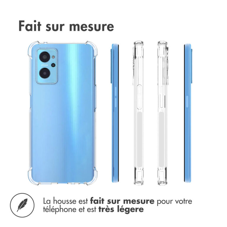 Accezz Clear Backcover Realme 9i - Transparant - Afbeelding 5