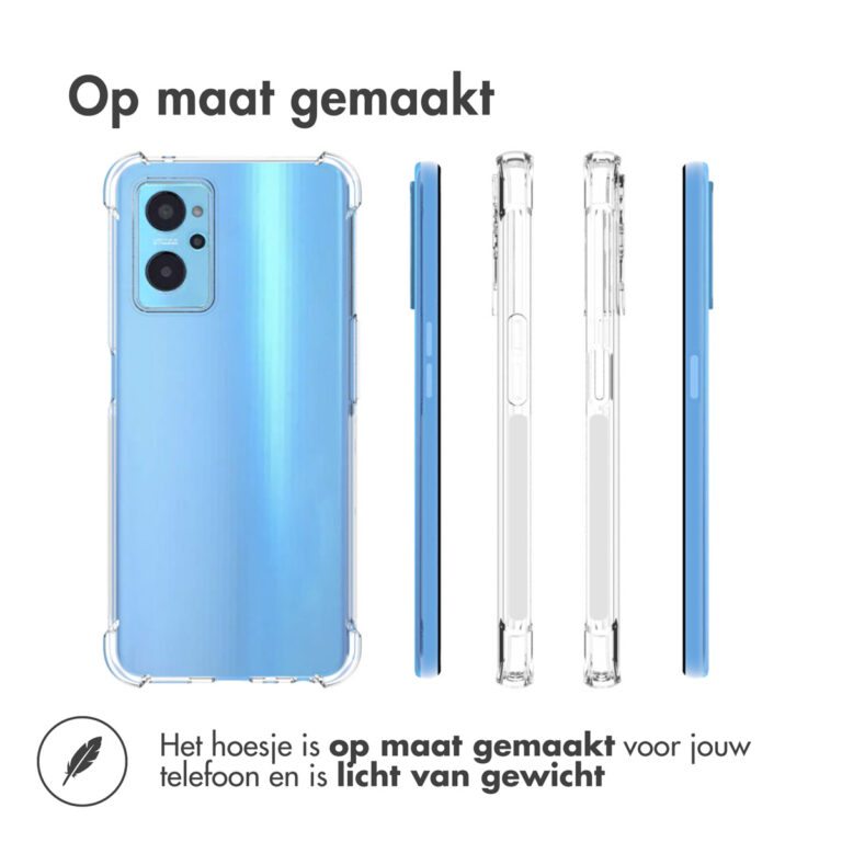 Accezz Clear Backcover Realme 9i - Transparant - Afbeelding 2