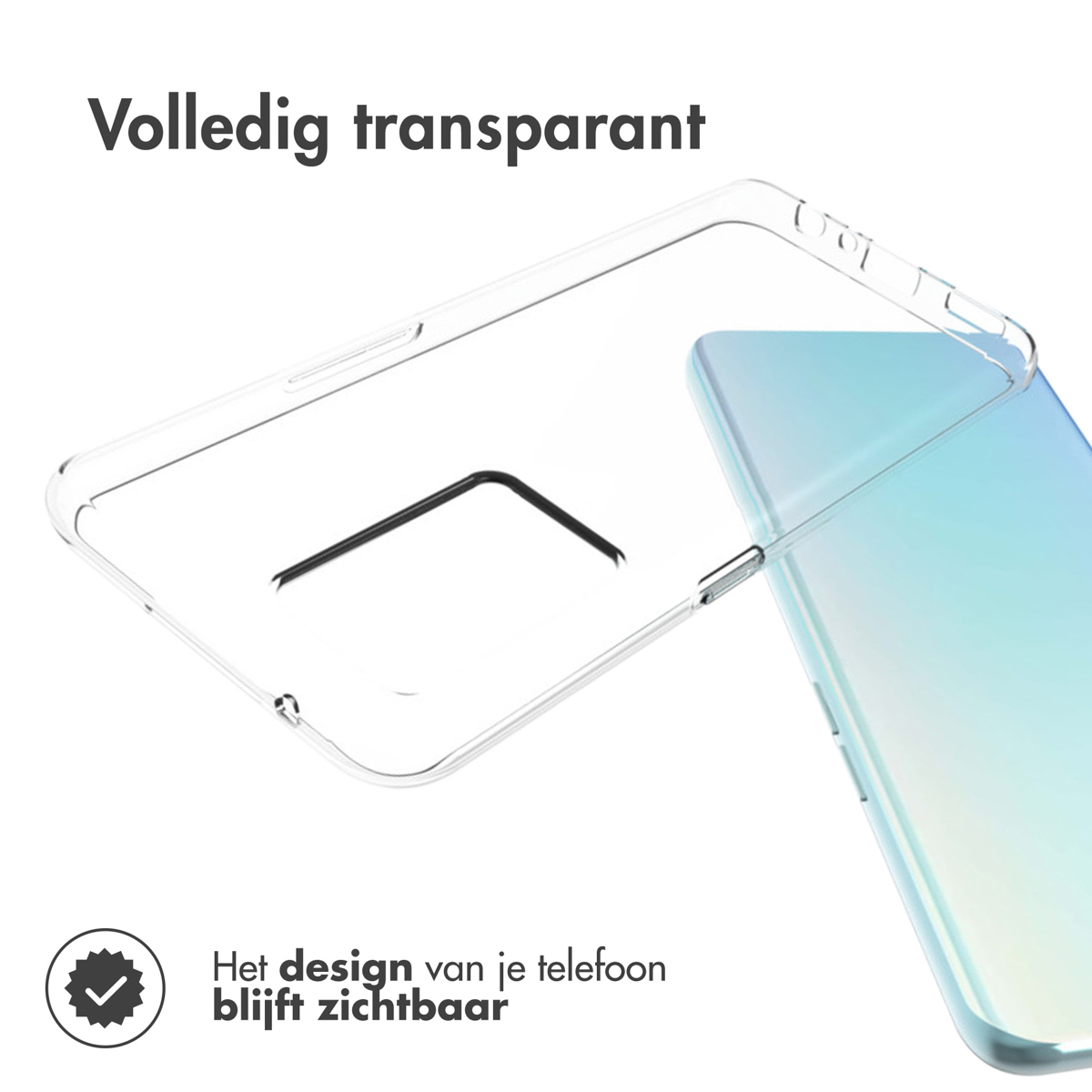 Accezz Clear Backcover OnePlus Nord CE 2 5G - Transparant - Afbeelding 4