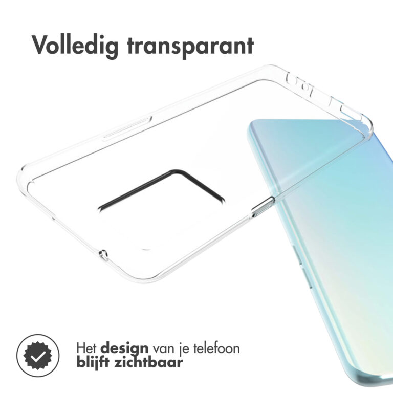 Accezz Clear Backcover OnePlus Nord CE 2 5G - Transparant - Afbeelding 4