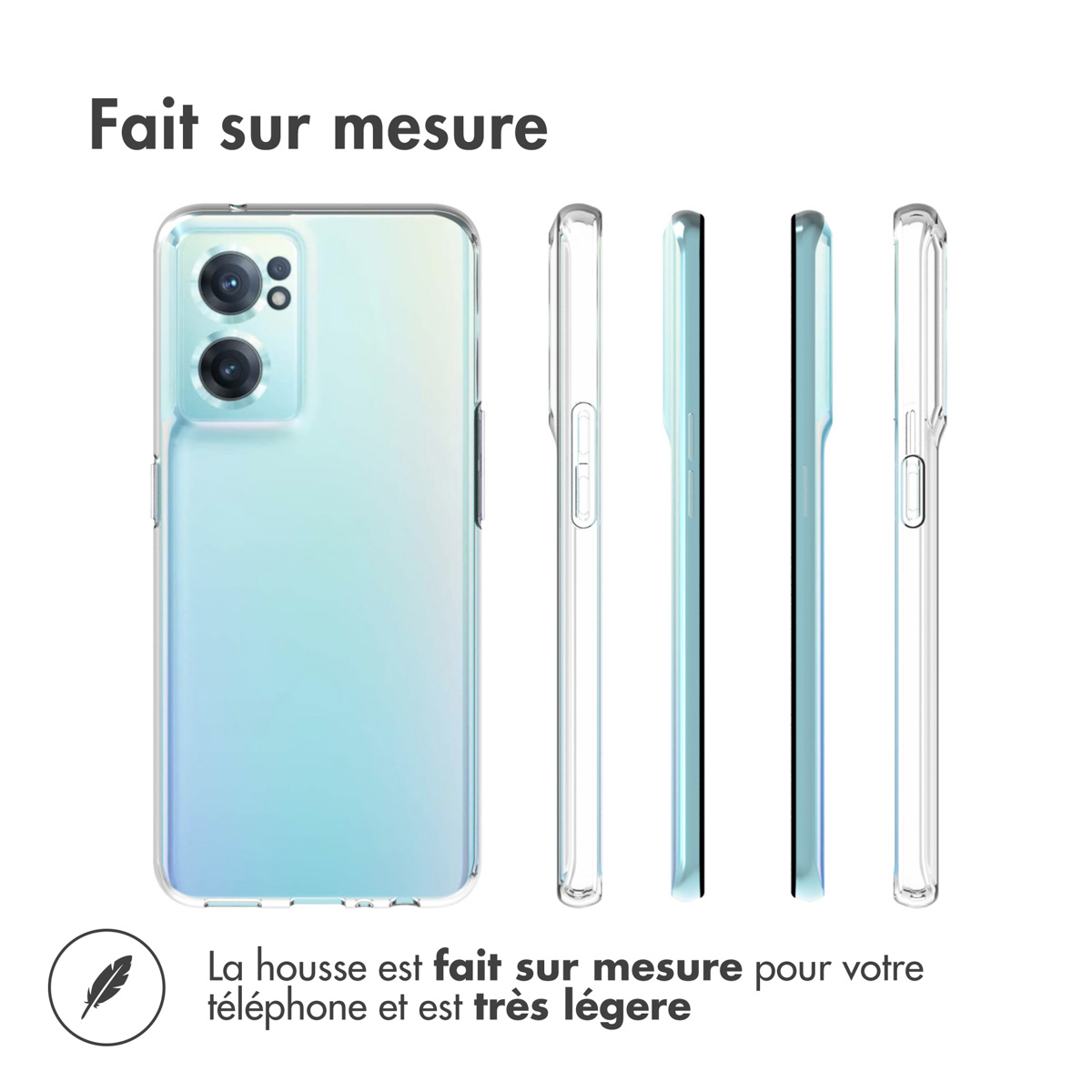 Accezz Clear Backcover OnePlus Nord CE 2 5G - Transparant - Afbeelding 9