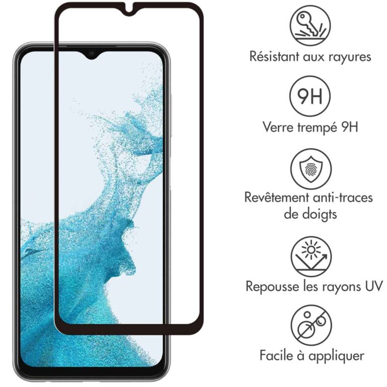 Selencia Gehard Glas Premium Screenprotector Samsung Galaxy A23 (5G) - Afbeelding 3