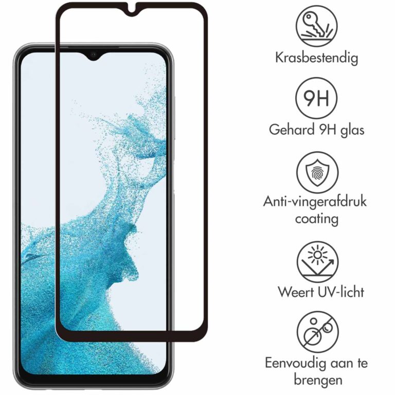 Selencia Gehard Glas Premium Screenprotector Samsung Galaxy A23 (5G) - Afbeelding 2