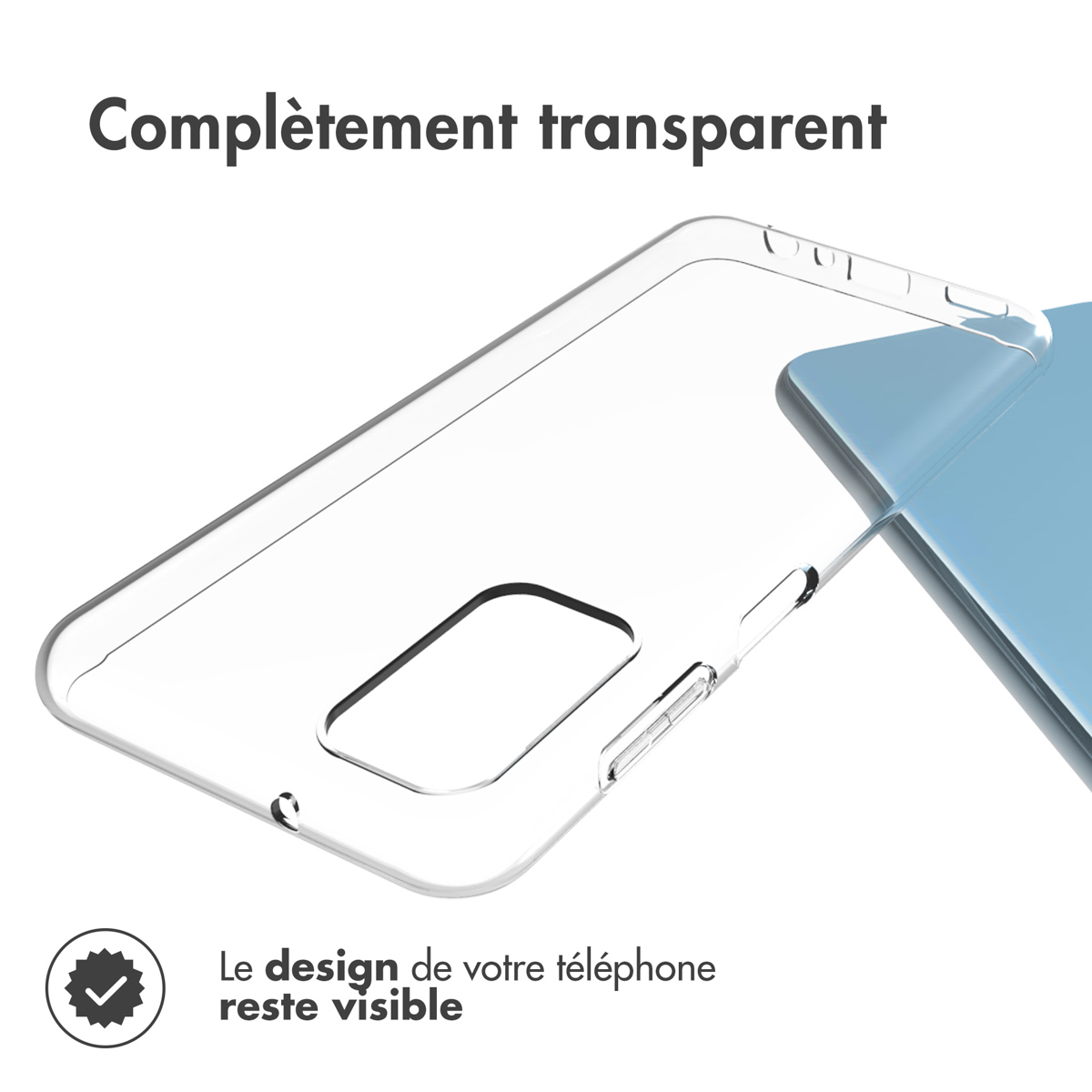 Accezz Clear Backcover Samsung Galaxy A13 (4G) - Transparant - Afbeelding 3
