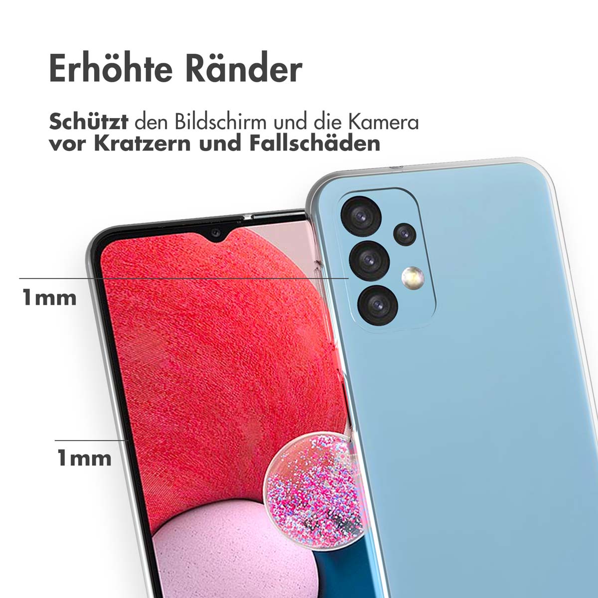 Accezz Clear Backcover Samsung Galaxy A13 (4G) - Transparant - Afbeelding 5