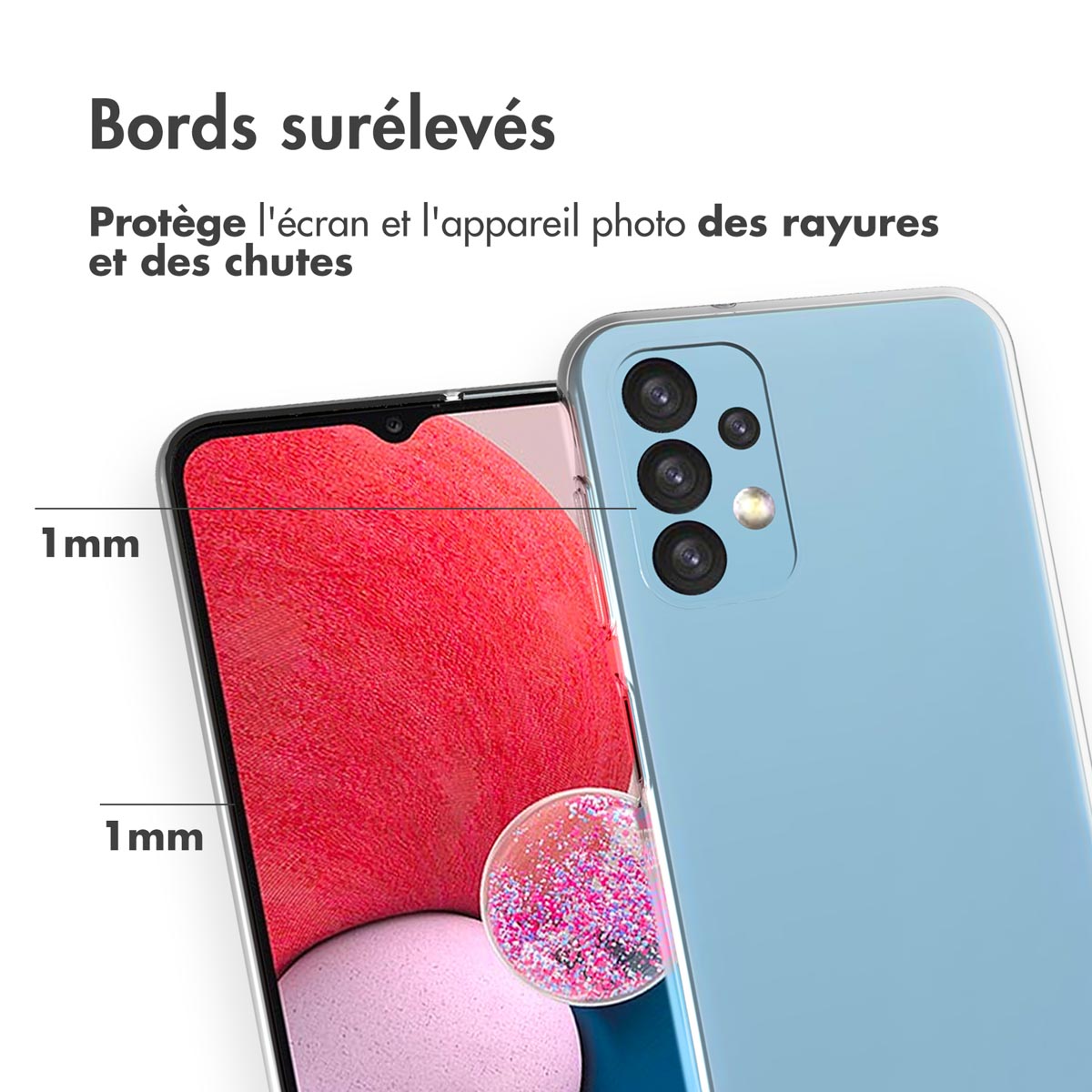 Accezz Clear Backcover Samsung Galaxy A13 (4G) - Transparant - Afbeelding 6