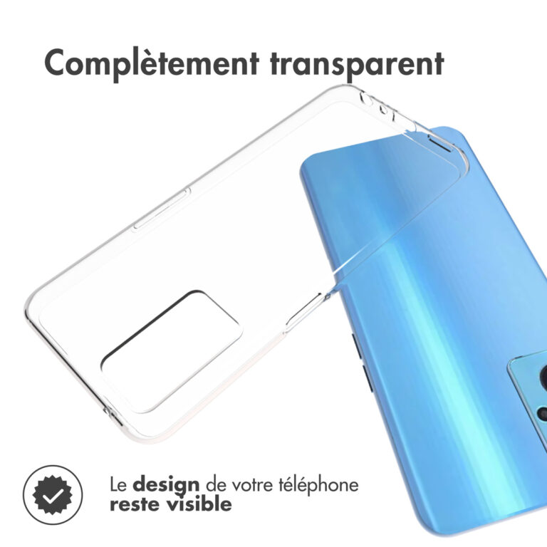 Accezz Clear Backcover Oppo A96 - Transparant - Afbeelding 7