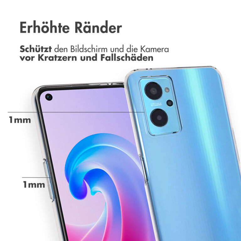 Accezz Clear Backcover Oppo A96 - Transparant - Afbeelding 9
