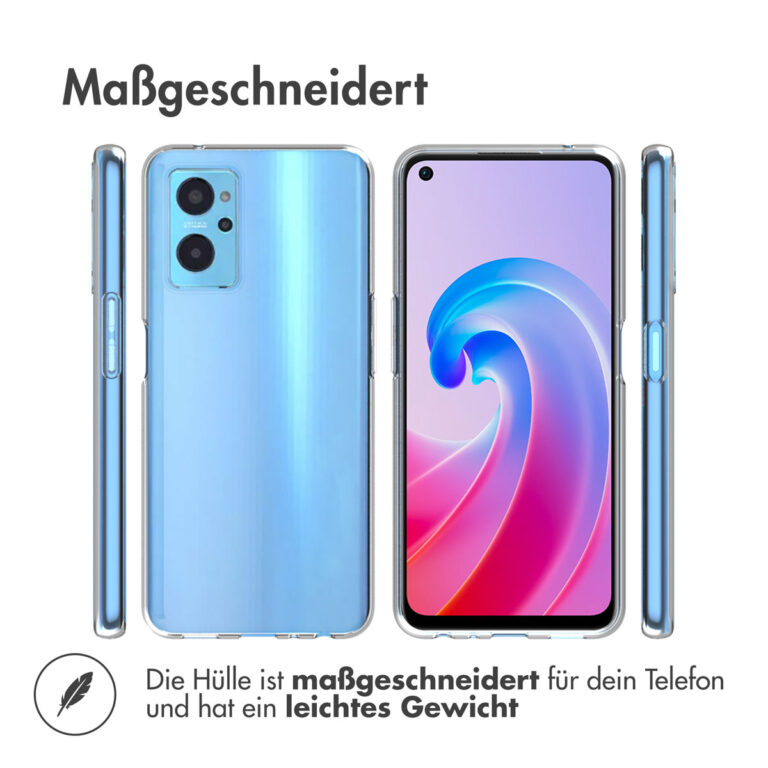 Accezz Clear Backcover Oppo A96 - Transparant - Afbeelding 8
