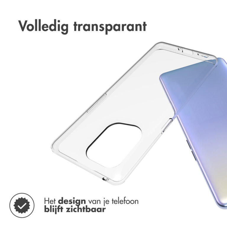 Accezz Clear Backcover Oppo Find X5 5G - Transparant - Afbeelding 5