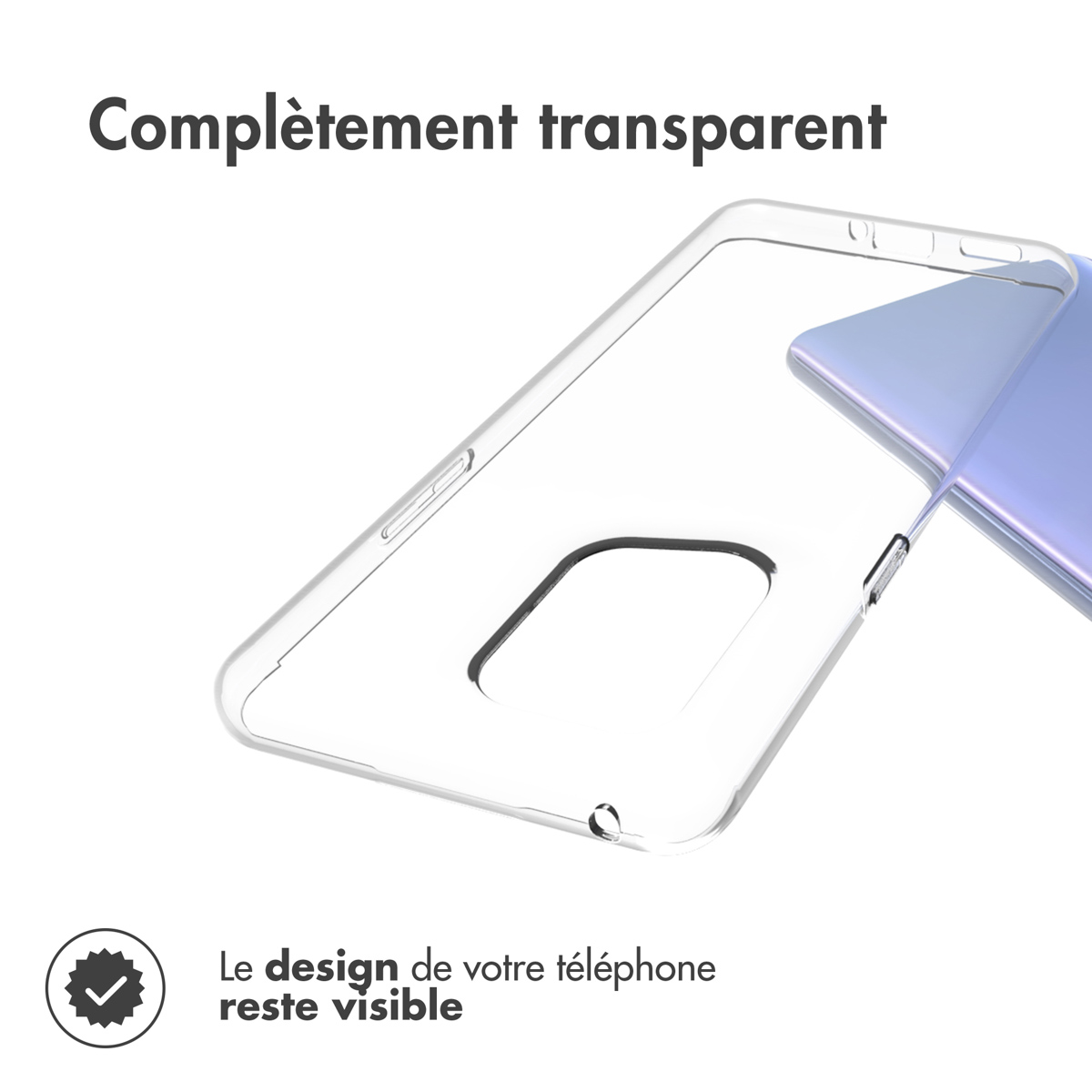 Accezz Clear Backcover Oppo Find X5 Pro 5G - Transparant - Afbeelding 3
