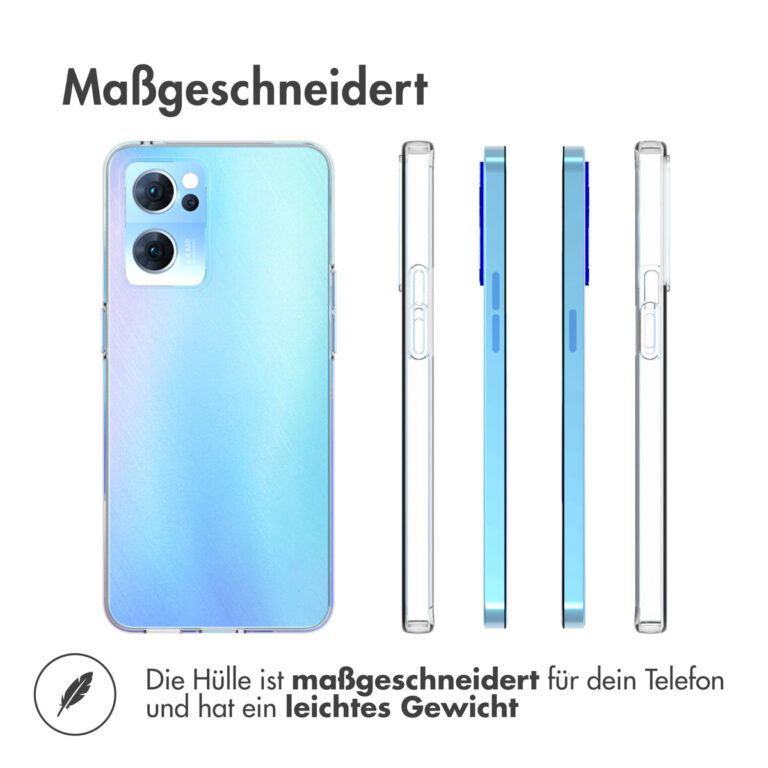 Accezz Clear Backcover Oppo Find X5 Lite 5G - Transparant - Afbeelding 8