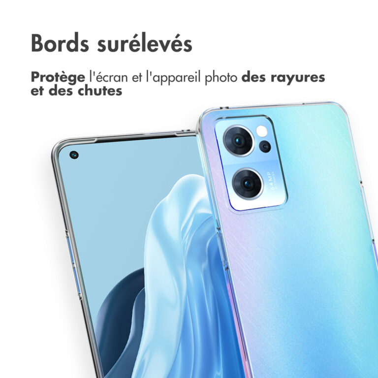 Accezz Clear Backcover Oppo Find X5 Lite 5G - Transparant - Afbeelding 6