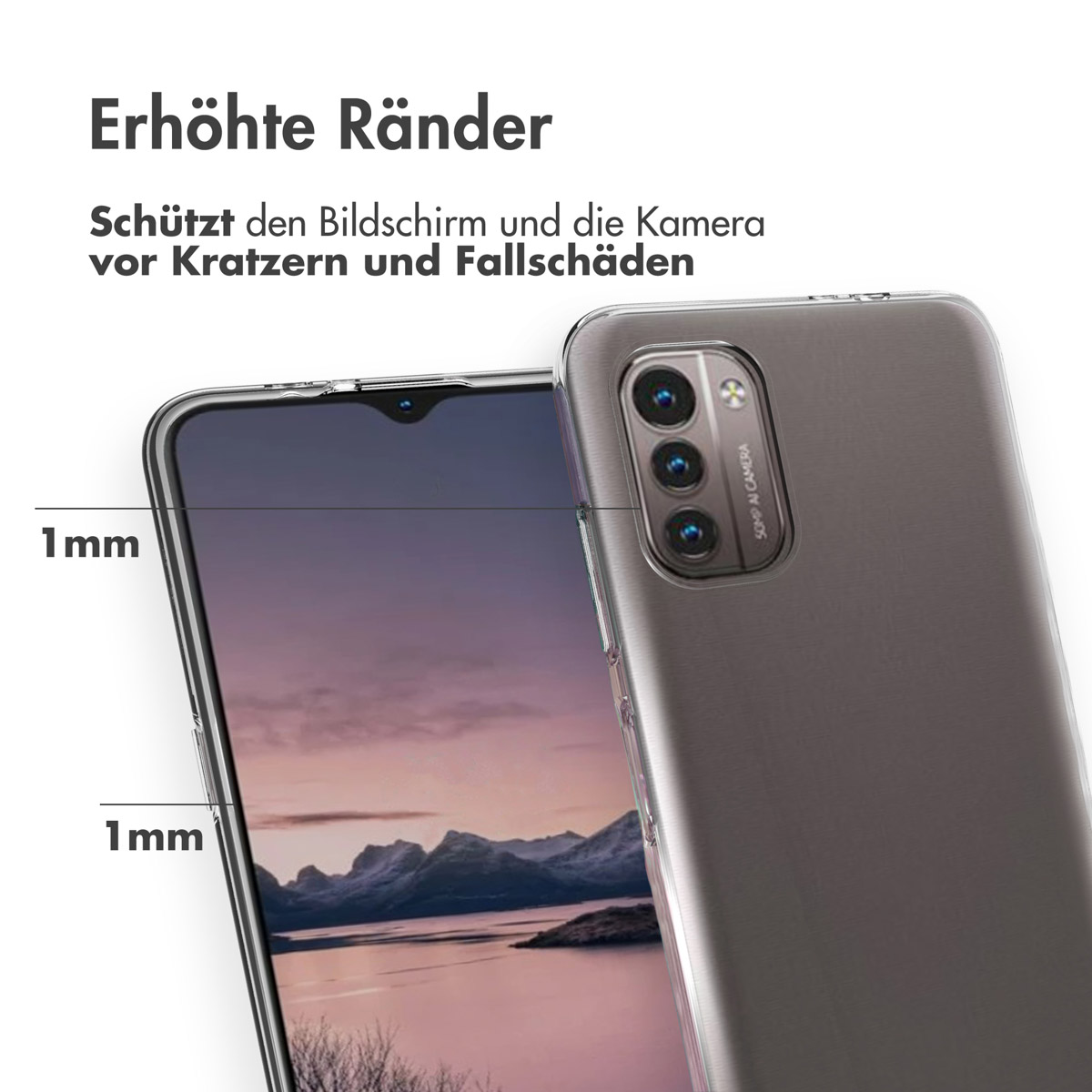 Accezz Clear Backcover Nokia G11 / G21 - Transparant - Afbeelding 5