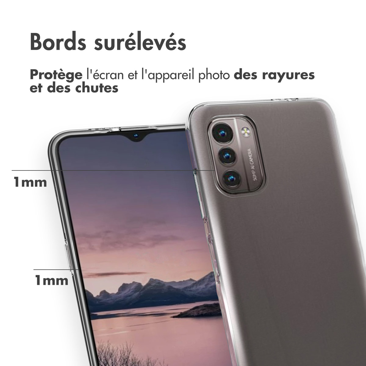 Accezz Clear Backcover Nokia G11 / G21 - Transparant - Afbeelding 6