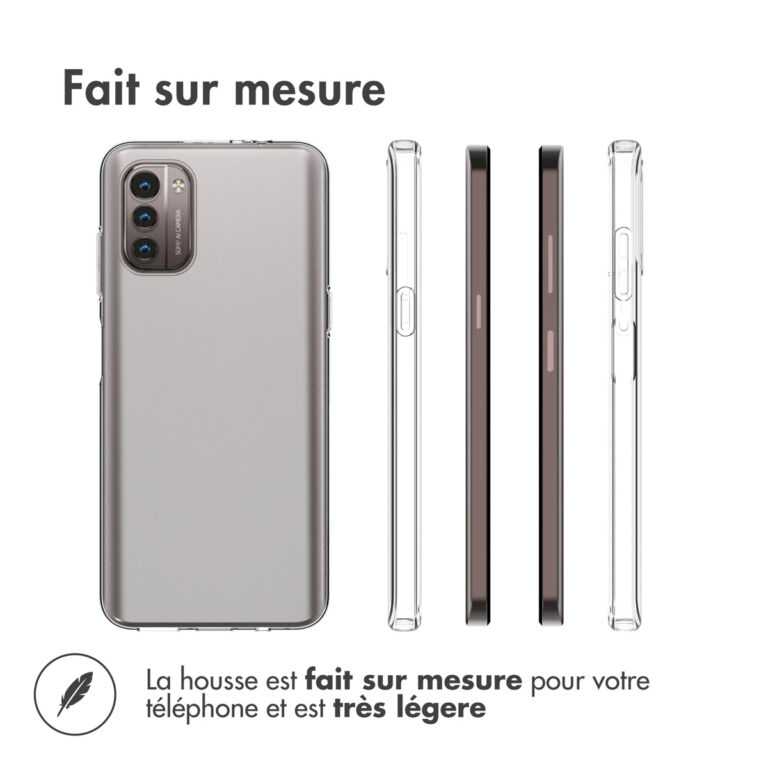Accezz Clear Backcover Nokia G11 / G21 - Transparant - Afbeelding 5