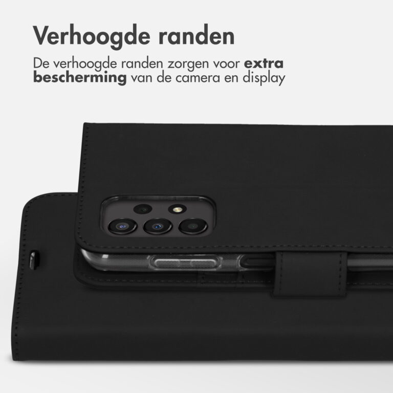 Accezz Wallet Softcase Bookcase Samsung Galaxy A13 (4G) - Zwart - Afbeelding 3