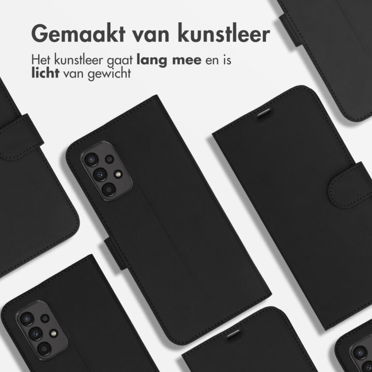 Accezz Wallet Softcase Bookcase Samsung Galaxy A13 (4G) - Zwart - Afbeelding 2
