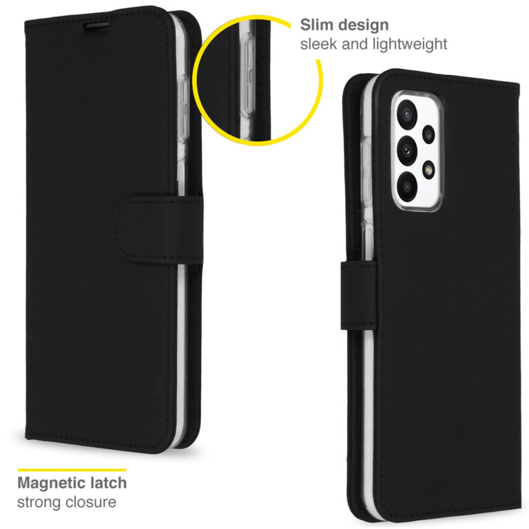 Accezz Wallet Softcase Bookcase Samsung Galaxy A23 (5G) - Zwart - Afbeelding 6