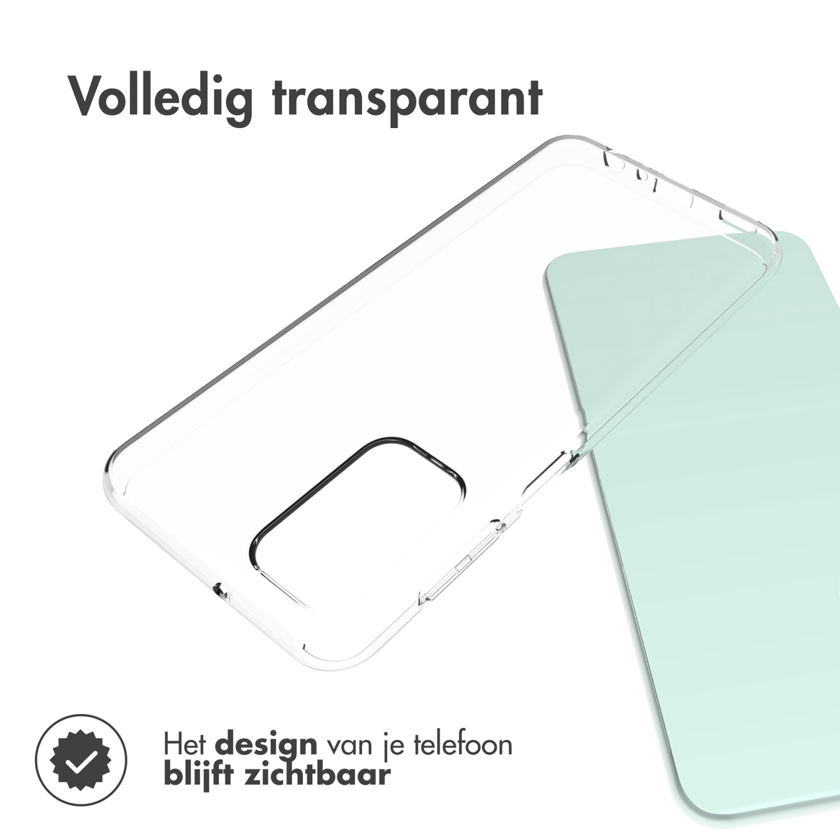 Accezz Clear Backcover Samsung Galaxy A23 (5G) - Transparant - Afbeelding 6