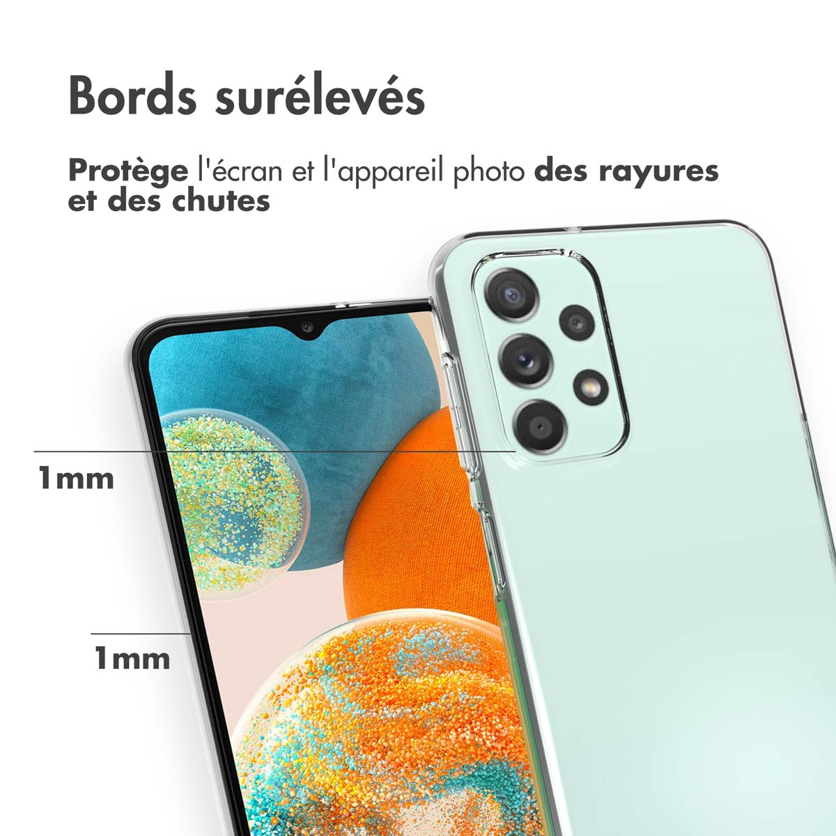 Accezz Clear Backcover Samsung Galaxy A23 (5G) - Transparant - Afbeelding 8