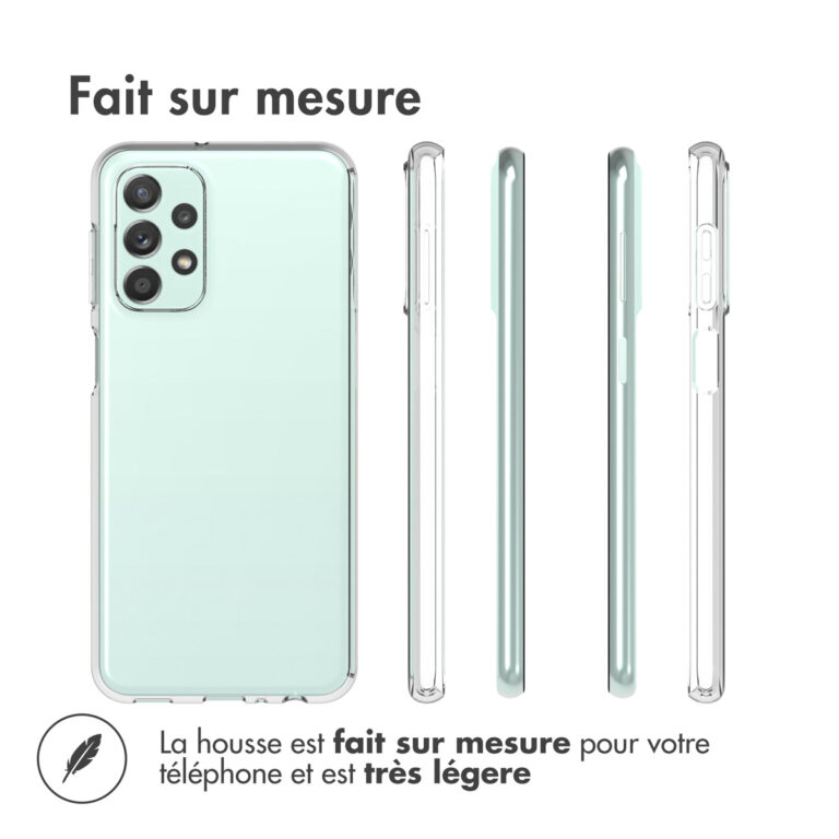 Accezz Clear Backcover Samsung Galaxy A23 (5G) - Transparant - Afbeelding 6