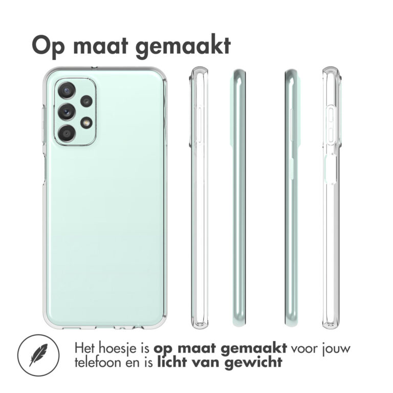 Accezz Clear Backcover Samsung Galaxy A23 (5G) - Transparant - Afbeelding 2