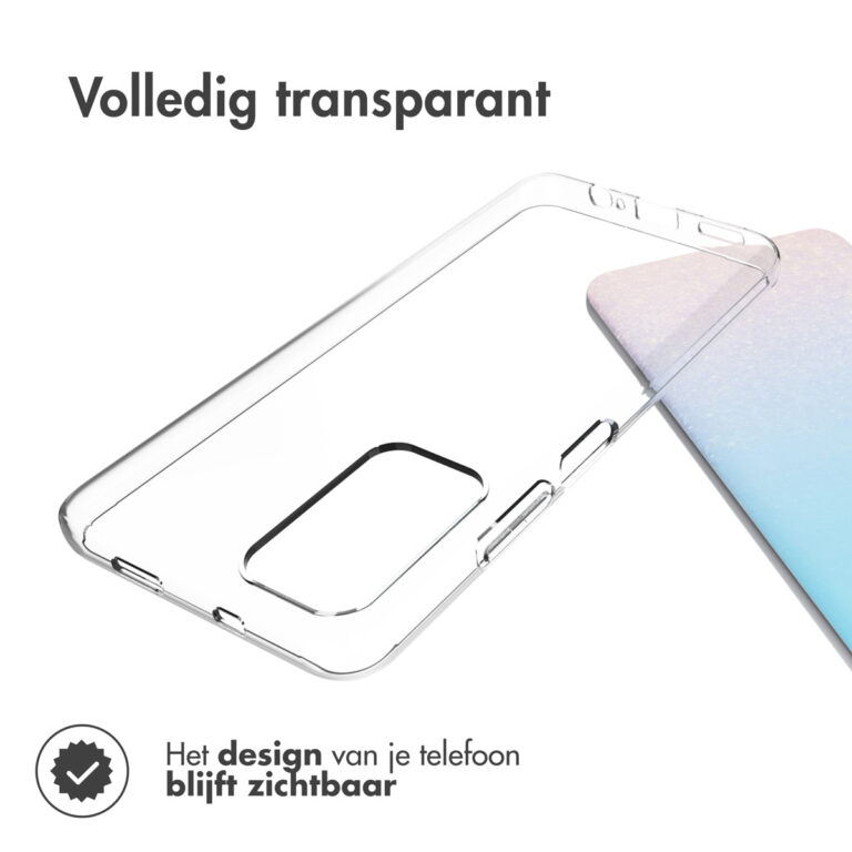 Accezz Clear Backcover Xiaomi Redmi Note 11 (4G) / Note 11S (4G) - Transparant - Afbeelding 4