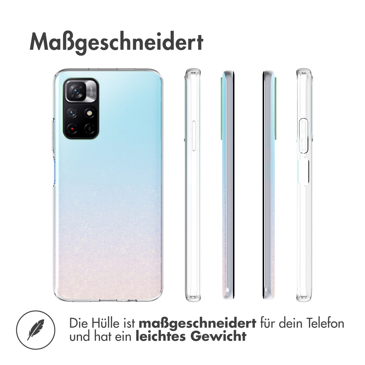 Accezz Clear Backcover Xiaomi Redmi Note 11 (4G) / Note 11S (4G) - Transparant - Afbeelding 8