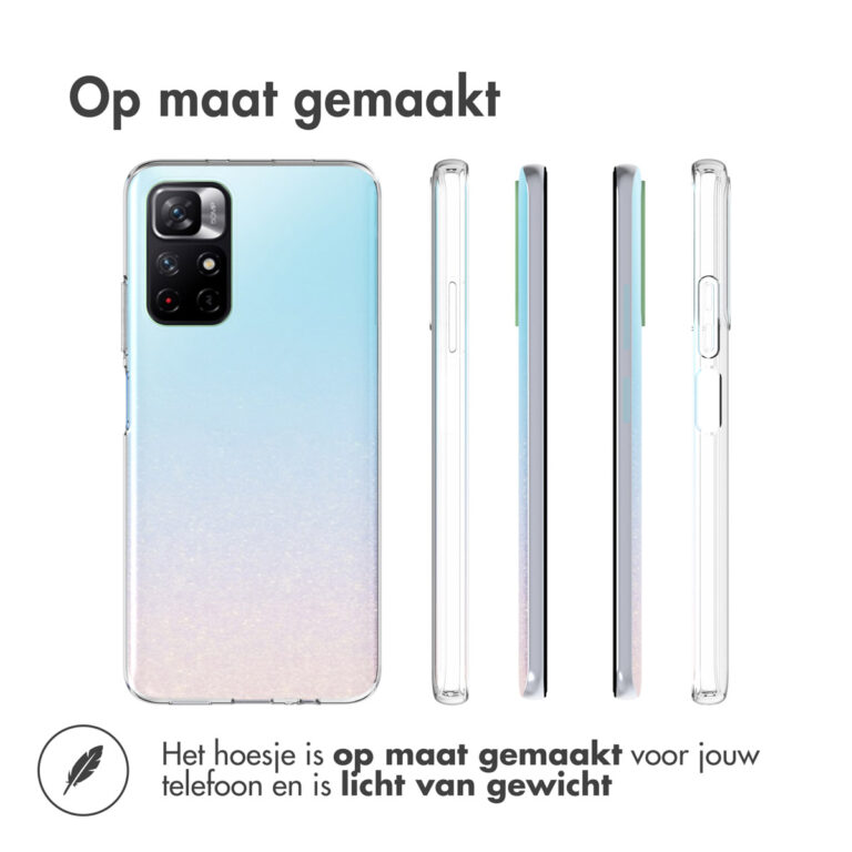 Accezz Clear Backcover Xiaomi Redmi Note 11 (4G) / Note 11S (4G) - Transparant - Afbeelding 2