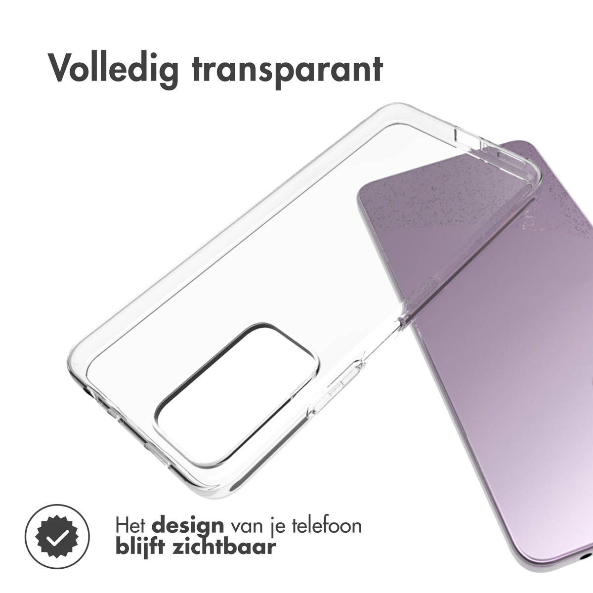 Accezz Clear Backcover Xiaomi Redmi Note 11 Pro - Transparant - Afbeelding 4