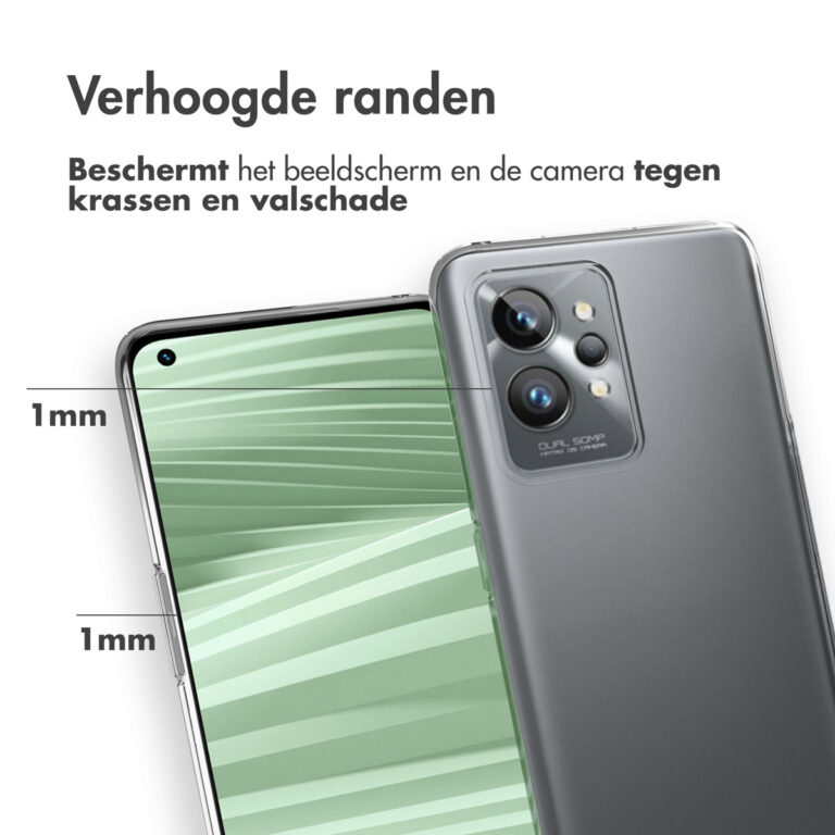 Accezz Clear Backcover Realme GT 2 Pro - Transparant - Afbeelding 3