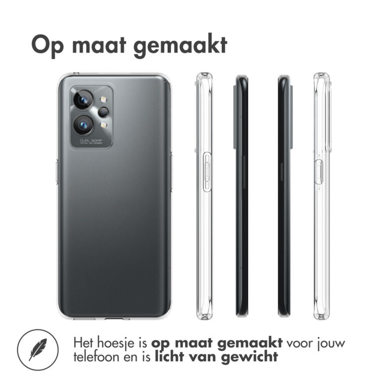 Accezz Clear Backcover Realme GT 2 Pro - Transparant - Afbeelding 2