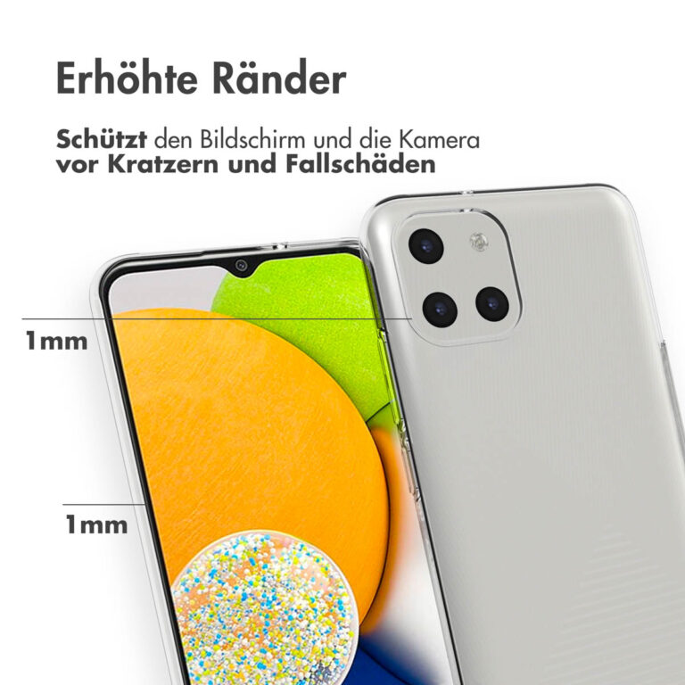 Accezz Clear Backcover Samsung Galaxy A03 - Transparant - Afbeelding 9