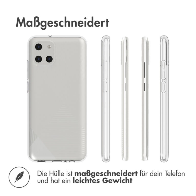 Accezz Clear Backcover Samsung Galaxy A03 - Transparant - Afbeelding 8