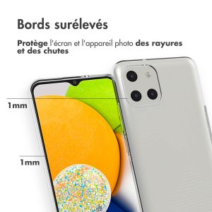 Accezz Clear Backcover Samsung Galaxy A03 - Transparant