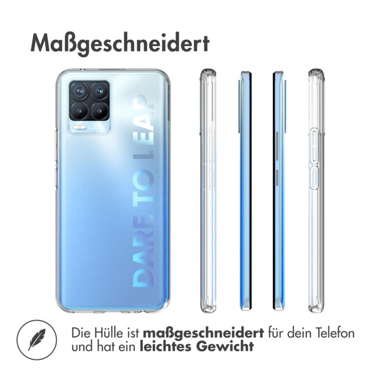 Accezz Clear Backcover Realme 8 (Pro) - Transparant - Afbeelding 8