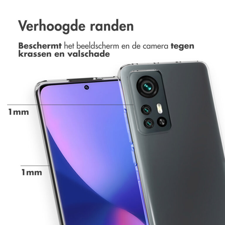 Accezz Clear Backcover Xiaomi 12 / 12X - Transparant - Afbeelding 4