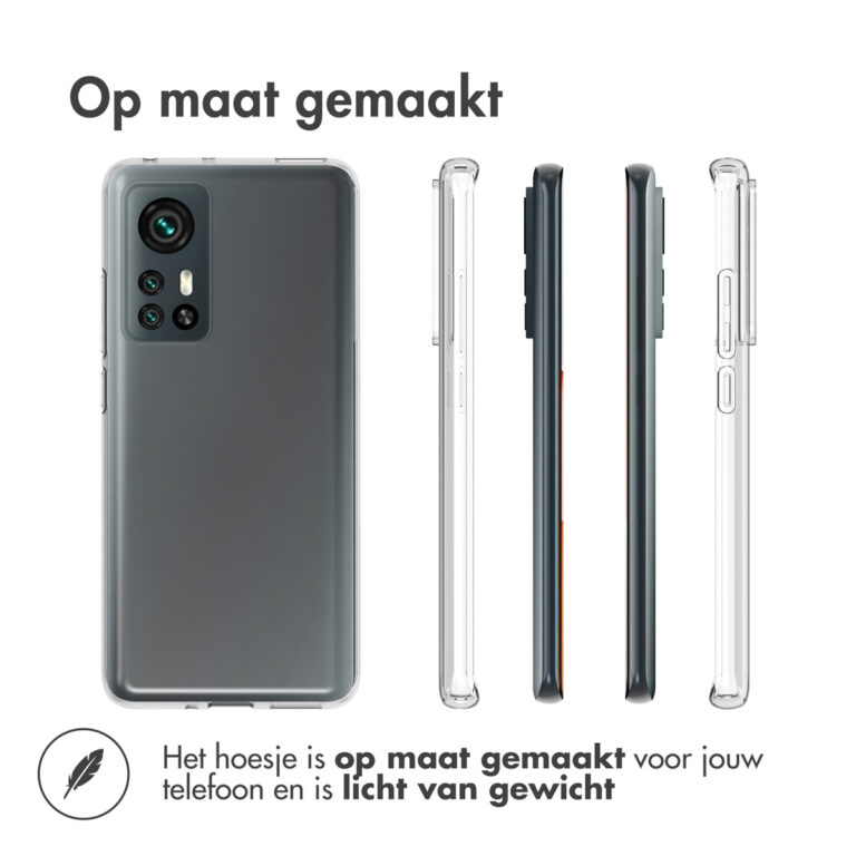 Accezz Clear Backcover Xiaomi 12 / 12X - Transparant - Afbeelding 3
