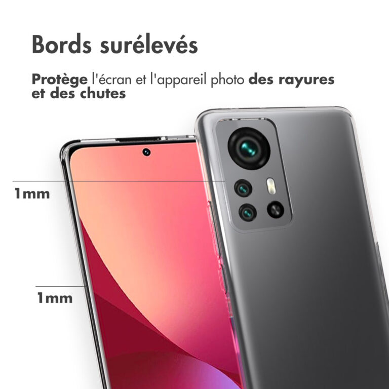 Accezz Clear Backcover Xiaomi 12 Pro  - Transparant - Afbeelding 8