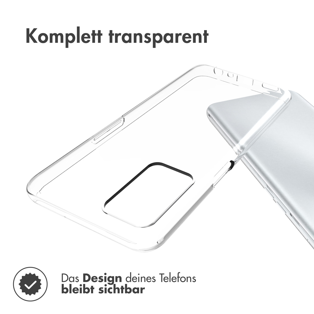 Accezz Clear Backcover Oppo A16(s) / A54s - Transparant - Afbeelding 2