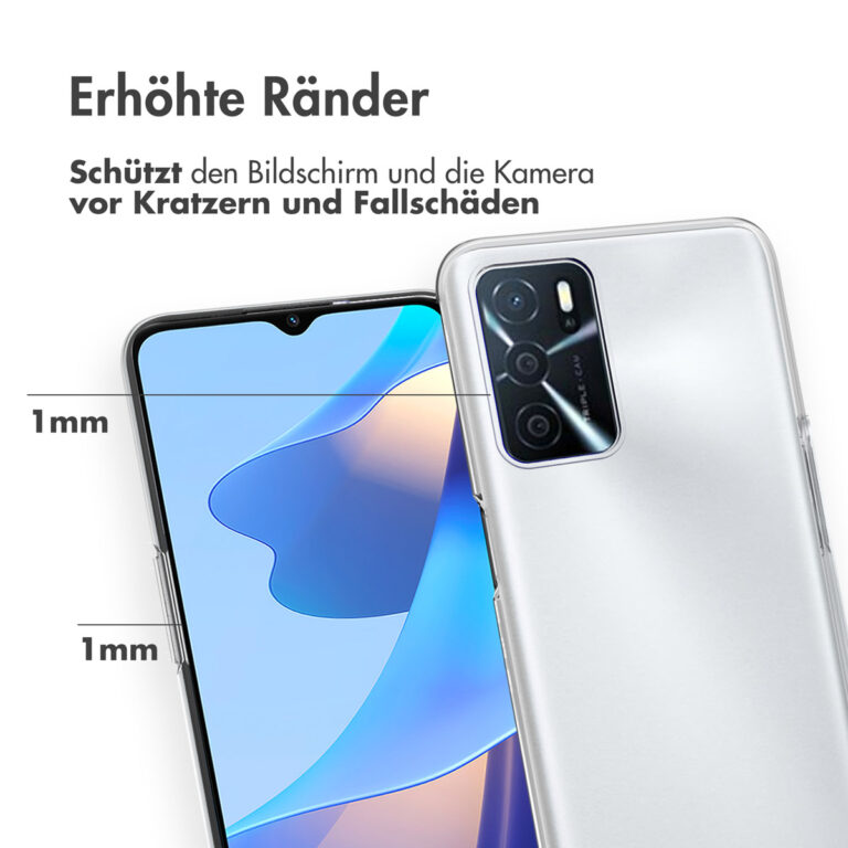 Accezz Clear Backcover Oppo A16(s) / A54s - Transparant - Afbeelding 9