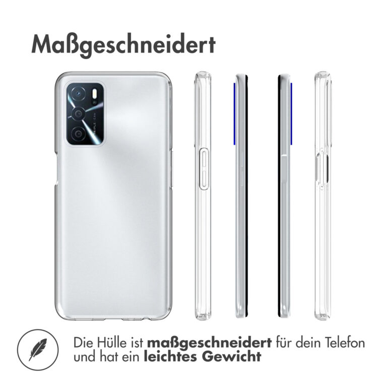 Accezz Clear Backcover Oppo A16(s) / A54s - Transparant - Afbeelding 8