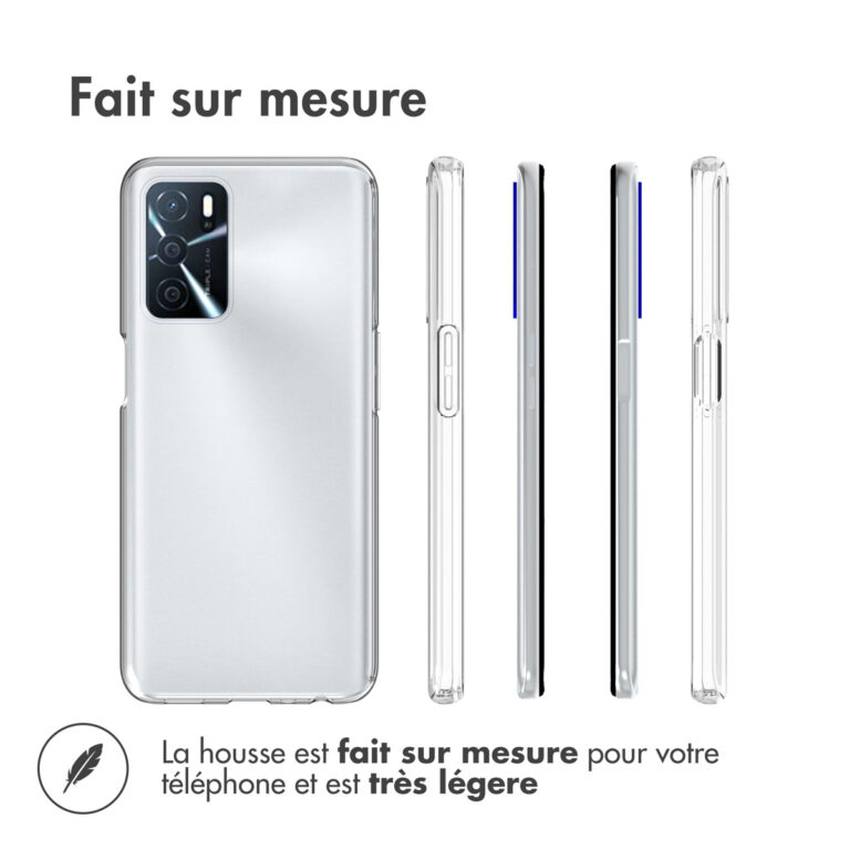 Accezz Clear Backcover Oppo A16(s) / A54s - Transparant - Afbeelding 5