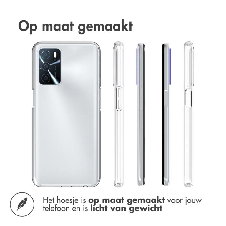 Accezz Clear Backcover Oppo A16(s) / A54s - Transparant - Afbeelding 2