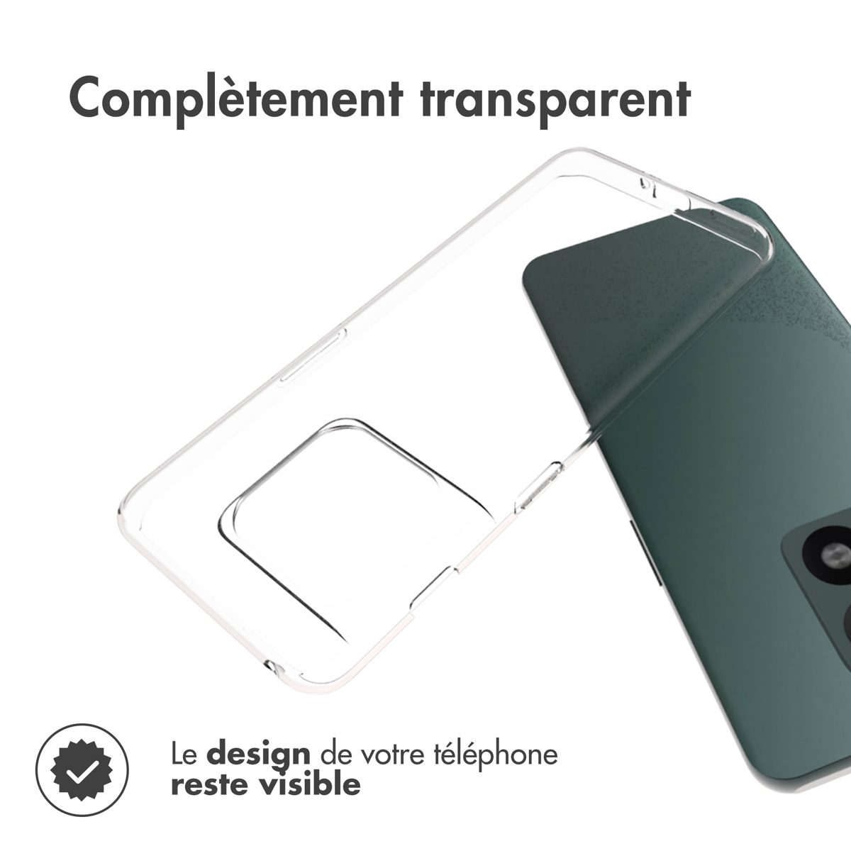 Accezz Clear Backcover OnePlus 10 Pro - Transparant - Afbeelding 3