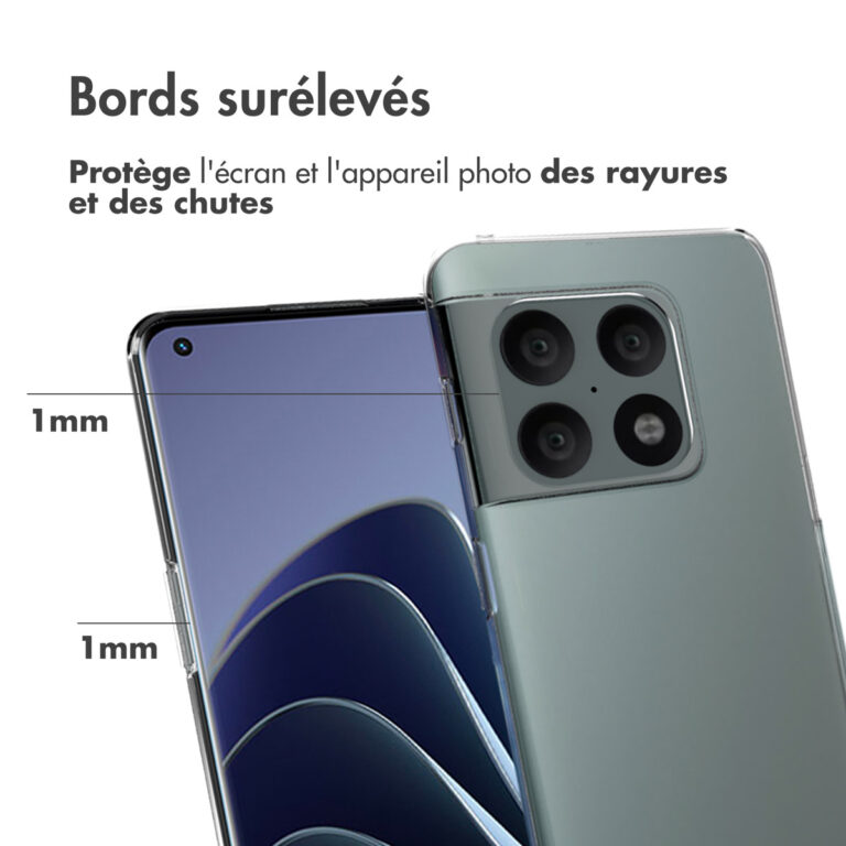 Accezz Clear Backcover OnePlus 10 Pro - Transparant - Afbeelding 8