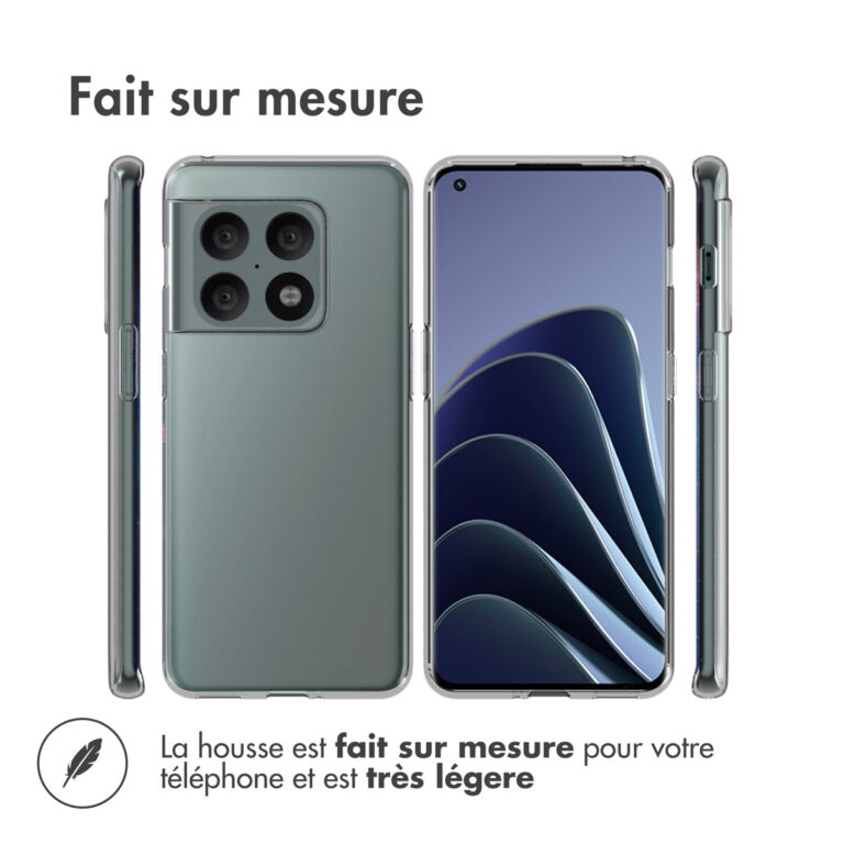 Accezz Clear Backcover OnePlus 10 Pro - Transparant - Afbeelding 7