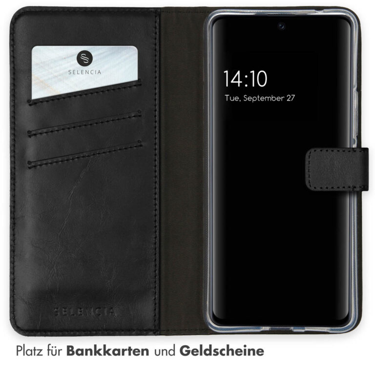 Selencia Echt Lederen Bookcase Samsung Galaxy A53 - Zwart - Afbeelding 8